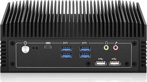 NEOSMAY Micro Firewall Appliance,12th Gen Core i5-1240P,16GB RAM 512GB NVME SSD,MINI PC,Soft Router,WiFi 6,BT 5.2,Thunderbolt 4,Dual 2.5Gbe LAN,Type-C/DP/HDMIx2,COMx2,USBx8(USB3.2x4),VESA mount