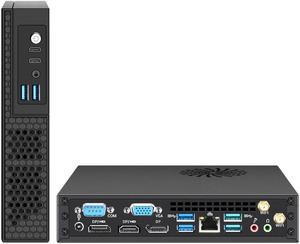 NEOSMAY i5 Tower Computer Desktop PC Intel 13th Gen Core i5-13400T up to 4.4 GHz TDP 35W, 8GB Dual Channel DDR4 RAM 256GB NVME SSD Mini PC with Type C, Quad Display Support 4K,8*USB,2.5Gbe i226 LAN