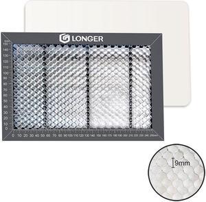 Longer Honeycomb Working Table, The Soulmate for Engraver, Honeycomb Working Panel Set for RAY5, Fast Heat Dissipation and Desktop-Protecting, Compatible with All Cutter, 1.8"x 7.8"x 0.86"
