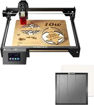 LONGER RAY5 10W Laser Engraver & Honeycomb Working Table 15.7"*15.7"