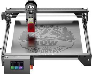 Longer RAY5 laser Engraver, High Accuracy Cutting and Engraving, 0.06*0.06mm Spot, 3.5" Touch Screen,  Multiple Machines Control, DIY Marking for Wood and Metal 15.7"x15.7"