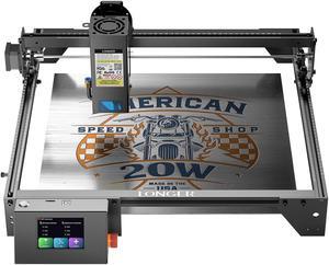 Longer RAY5 Laser Engraver 130W, Higher Accuracy Laser Engraver 20W Output Power, 3.5"Touch Screen APP Offline Control, DIY Engraver Tool for Metal/Glass/Wood, Cutting Area 14.7"x14.7"