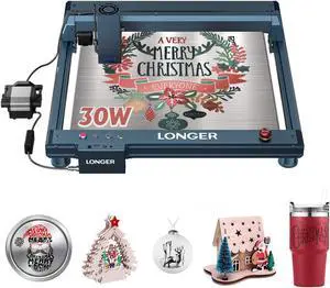 Longer Laser B1 Engraver, 36W Laser Engraver Machine with Air Assist, 180W DIY Precisely Laser CuttingMachine, High-Speed 36000mm/min, Precise Cutting of Wood and Metal, Acrylic, Stainless Steel Longer Laser B1 Engraver, 36W Laser Engraver Machine with Air Assist, 180W DIY Precisely Laser CuttingMachine, High-Speed 36000mm/min, Precise Cutting of Wood and Metal, Acrylic, Stainless Steel