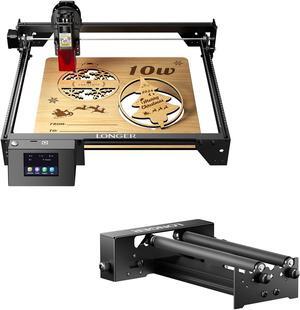 Longer RAY5 10W Laser Engraver & Laser Engraver Rotary Roller