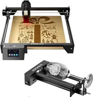 Longer RAY5 5W Laser Engraver & Rotary Roller&Bracket
