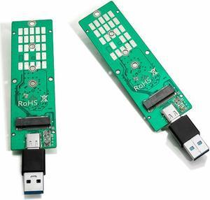 DupliM Inc M.2 NVMe Adapter 2-Pack for USB Duplicators