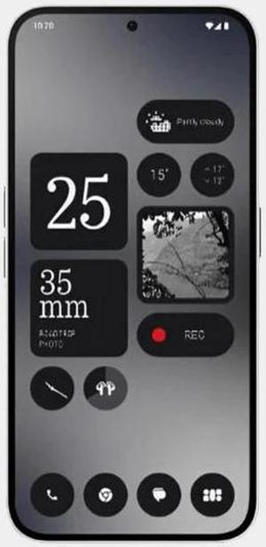 Nothing Phone (2a) Plus Smartphone, MTK 7350 Pro 50 MP Triple Camera, 6.7" 120 Hz AMOLED Display, 5000mAh 50W Fast Charge NFC 12 GB+256 GB Black