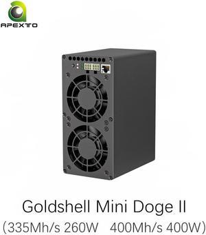 Home Miner Goldshell Mini Doge II 420Mh/s LTC Miner Litecoin and Doge coin Mining Machine