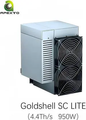 Goldshell SC Lite 4.4Th/s 950W Blake2B-Sia algorithm Sia coin Mining Machine  Slient Miners Suitable for Home Mining
