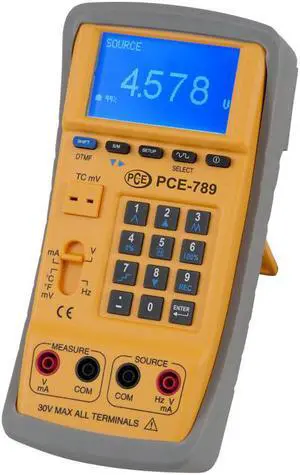 PCE-789 Multifunction Calibrator, Data Logging
