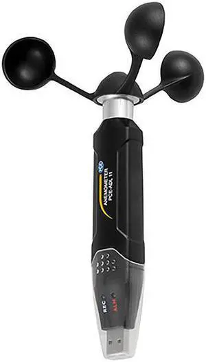 PCE-ADL 11 Airflow Meter, USB Datalogger Cup Anemometer