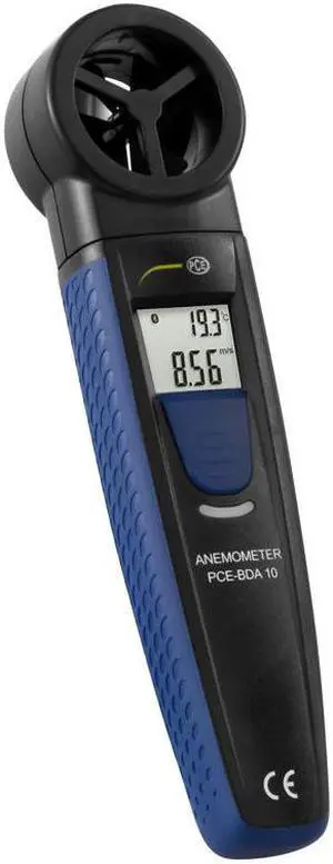 PCE-BDA 10 Digital Anemometer, With Bluetooth