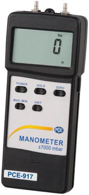 PCE-917 Differential Pressure Meter, ± 5 to 7000 mbar