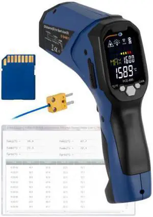 PCE-895 Digital Infrared Thermometer, USB Interface, -58 to 2912°F