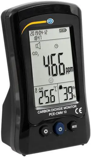 PCE-CMM 10 CO2-Meter, 400 to 5000 ppm