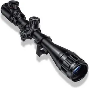 CVLIFE 4-16x44 Tactical Rifle Scope Red and Green Illuminated Built Gun Scope with Locking Turret Sunshade and Mount Included