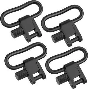 1in 4pcs Sling Swivel, Quick Attach/Release Sling Swivels, Rifle Sling Clips with Heavy Duty Tri-Lock