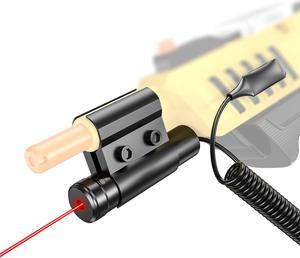 Salt Gun Laser for Bug & A Salt Gun 2.0 and 3.0(Only Laser Sight), Insect Salt Gun Laser with Optional Switch and 2 Set of Batteries