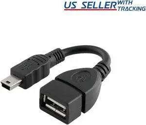 Mini USB Male to USB 2.0 Female Host OTG Adapter Cable Mini USB Male to USB 2.0 Female Host OTG Adapter Cable