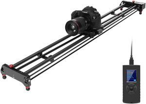 GVM Motorized Camera Slider, 48"/120CM Carbon Fiber Camera Slider with Time-Lapse Photography, Automatic Round Trip, Tracking Shooting and 120 Degree Panoramic Shooting, with Remote Controller