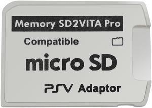 Funturbo SD2Vita 5.0 Memory Card Adapter, PS Vita PSVSD Micro SD Adapter PSV 1000/2000 PSTV FW 3.60 HENkaku Enso System