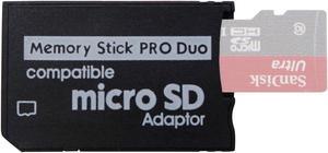 SANOXY 3 in 1 MicroSD to Mini - MicroSD to SD - MicroSD to MS PRO