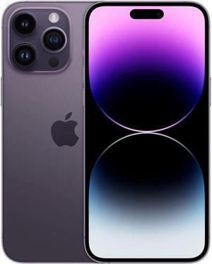 Apple iPhone 14 PRO MAX 128GB Fully Unlocked Deep Purple -Refurbished Very Good