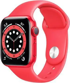 Apple iWatch Series 6 44MM Red Aluminum Case with Red Sport Band (GPS + Cellular) - Refurbished Very Good