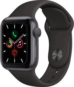 Apple iWatch Series 4 40MM Space Gray Aluminum Case with Black Sport Band (GPS Only) - Refurbished Good