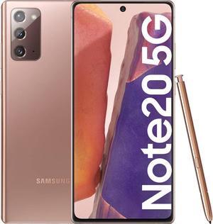 Samsung Galaxy Note 20 5G 128GB Fully Unlocked Mystic Bronze - Refurbished Very Good