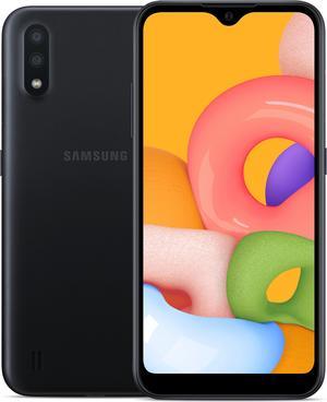 Samsung Galaxy A01 16GB Fully Unlocked Black - Refurbished Good