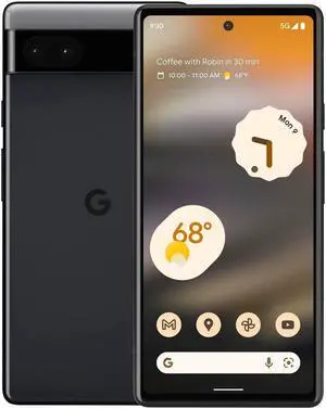 Google Pixel 6a 128GB Fully Unlocked Charcoal - Grade A