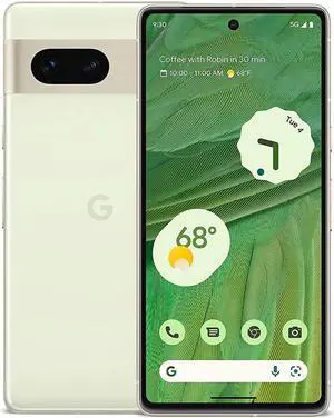 Google Pixel 7 128GB Fully Unlocked Lemongrass - Refurbished Very Good
