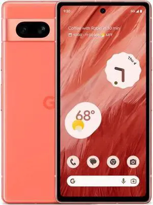 Google Pixel 7a 128GB Fully Unlocked Coral - Refurbished Very Good Google Pixel 7a 128GB Fully Unlocked Coral - Refurbished Very Good