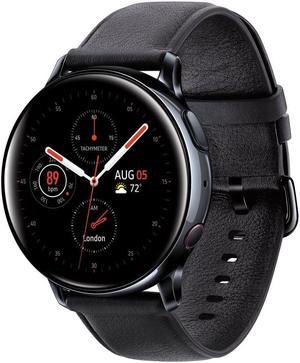 Samsung Galaxy Watch Active2 44MM Stainless Steel Fully Unlocked Black - Refurbished Very Good