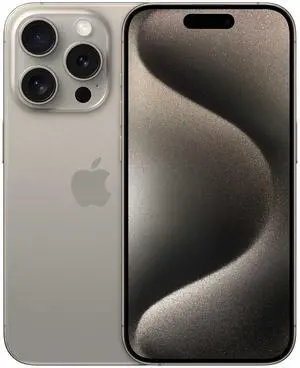 Apple iPhone 15 PRO 128GB Fully Unlocked Natural Titanium - Refurbished Very Good