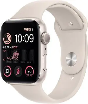 Apple iWatch Series SE 2nd Gen 40MM Starlight Aluminum Case with Starlight Sport Band (GPS Only) - Grade A