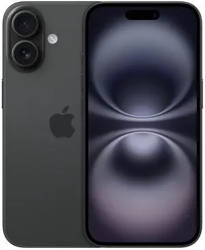 Apple iPhone 16 128GB Fully Unlocked Black-Refurbished Very Good