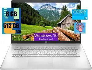 HP 15 Laptop, 15.6" HD Touchscreen, Intel Core i3-1115G4 Processor, Intel UHD Graphics, 8GB DDR4  512GB PCIe SSD, Webcam, HDMI, Wi-Fi, Windows 10 Pro