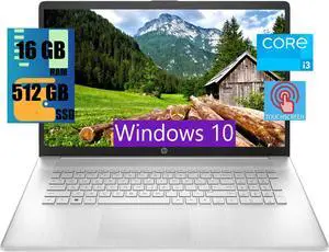 HP 15 Laptop, 15.6" HD Touchscreen, Intel Core i3-1115G4 Processor, Intel UHD Graphics, 16GB DDR4  512GB PCIe SSD, Webcam, HDMI, Wi-Fi, Windows 10