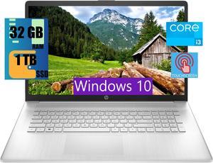 HP 15 Laptop, 15.6" HD Touchscreen, Intel Core i3-1115G4 Processor, Intel UHD Graphics, 32GB DDR4  1TB PCIe SSD, Webcam, HDMI, Wi-Fi, Windows 10