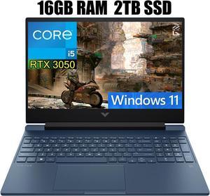 HP Victus 15 Gaming Laptop 156 FHD 144 Hz Display Intel Core i513420H 8 Cores Processor NVIDIA GeForce RTX 3050 6 GB GDDR6 16GB DDR4 2TB PCIe SSD Backlit Keyboard Windows 11H