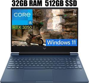 HP Victus 15 Gaming Laptop 156 FHD 144 Hz Display Intel Core i513420H 8 Cores Processor NVIDIA GeForce RTX 3050 6 GB GDDR6 32GB DDR4 512GB PCIe SSD Backlit Keyboard Windows 11H