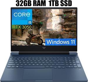 HP Victus 15 Gaming Laptop 156 FHD 144 Hz Display Intel Core i513420H 8 Cores Processor NVIDIA GeForce RTX 3050 6 GB GDDR6 32GB DDR4 1TB PCIe SSD Backlit Keyboard Windows 11H