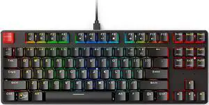 Glorious GMMK Modular Mechanical Gaming Keyboard - TENKEYLESS (87 Key) - RGB LED Backlit, Brown Switches, Hot Swap Switches (GMMK-TKL-BRN)