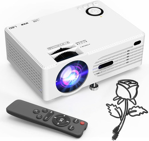 Projecteur Portable WiFi Bluetooth - Full HD 1080P, 18000 Lumens - Compatible IOS/Android/PS5/TV Stick - Pour Cinéma Maison Et Extérieur