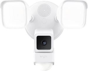 Wyze Cam Floodlight with 2600 Lumen LEDs, Wired 1080p HD IP65 Outdoor Smart Security Camera, Color Night Vision, 270-Degree Customizable Motion Detection, 105dB Siren, and Two-Way Audio
