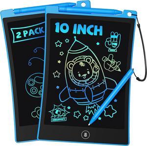 LCD Writing Tablet for Kids, 10 Inch Toddlers Doodle Board, Learning Toys,  Reusable Drawing Pad Travel Essentials, Christmas Birthday Gift for for 3 4  5 6 7 Year Old Girls Boys 