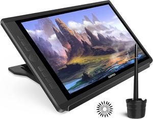 Drawing Tablet with Screen, 15.6'' XOPPOX Graphics Drawing Monitor Pen Display with 1080P Full Laminated Screen,Tilt 8192 Levels Battery-Free Stylus,Adjustable Stand,Compatible for Window/Mac