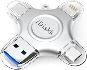 256GBApp-le Certified for iPhone 15 &16 Series FLASHDRIVE 256GB USB C Thumb Drive Photo Stick for iPhone iPad Android  Flash Drive for iPhone15/14/13/12/12 pro/12 Mini Storage Booster